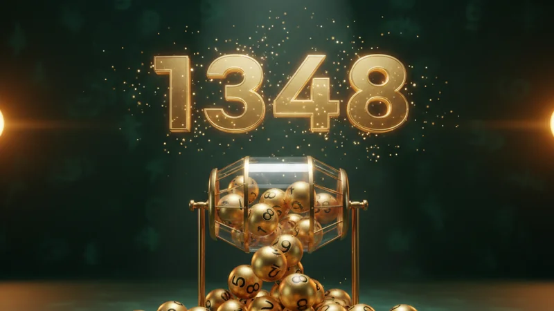 Singapore 4D lottery draw with golden numbered balls and glowing winning numbers